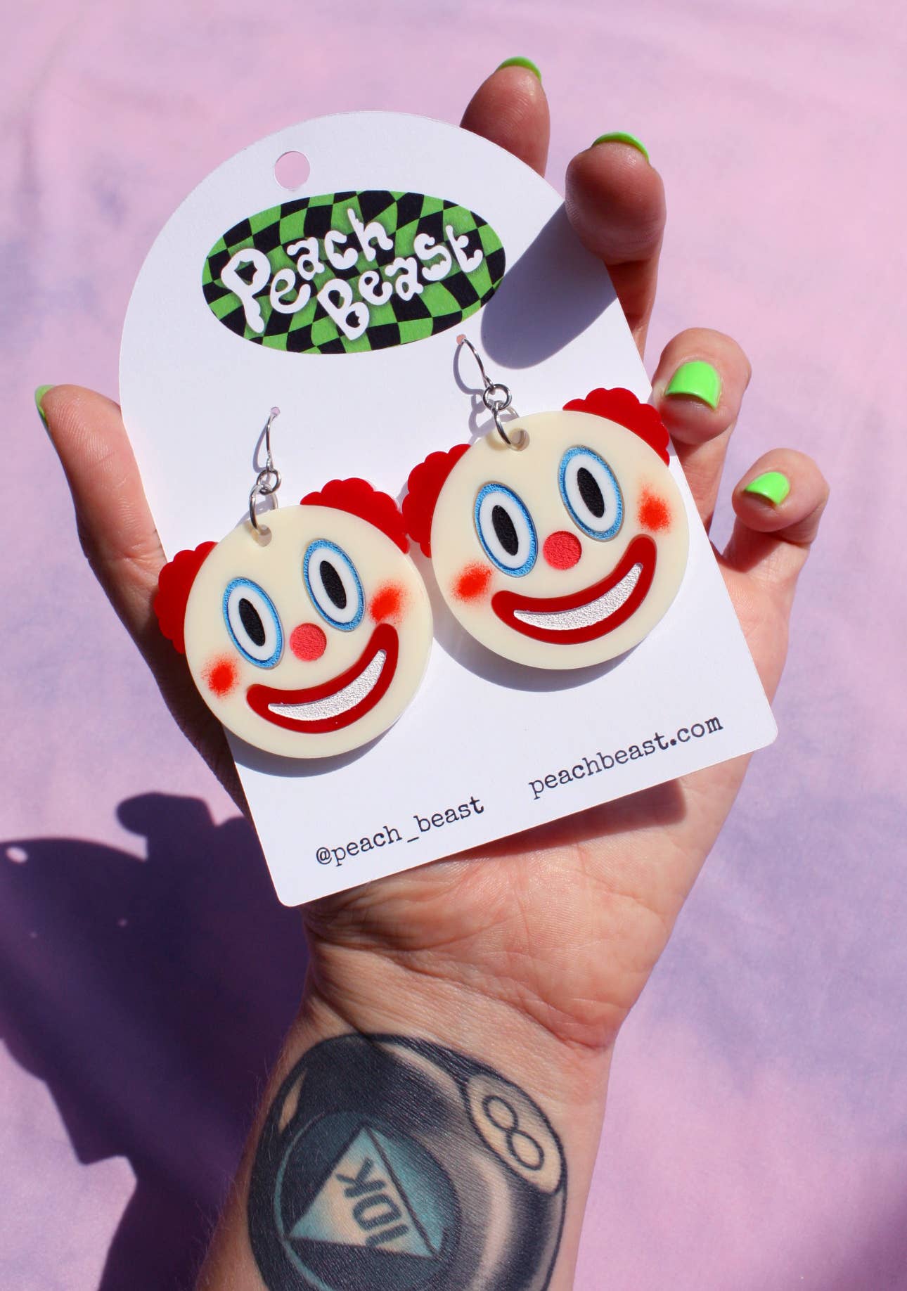 Clown Emoji Earrings