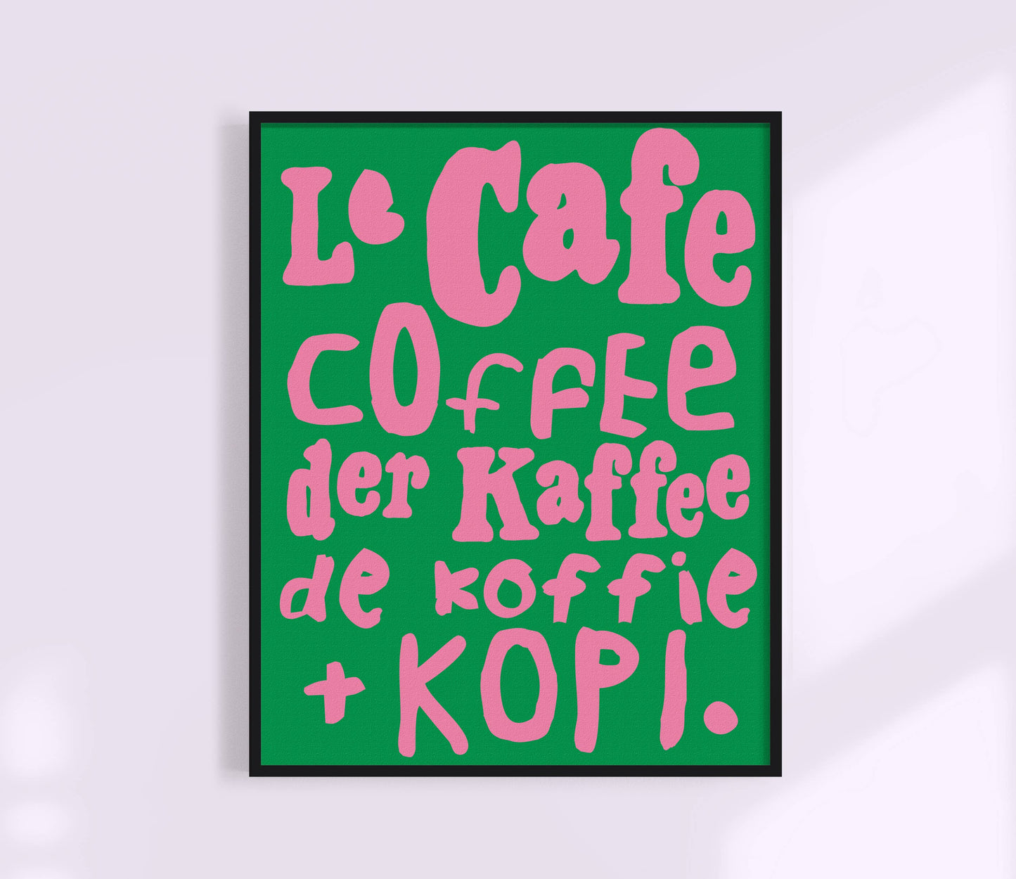 Le Cafe Coffee Print