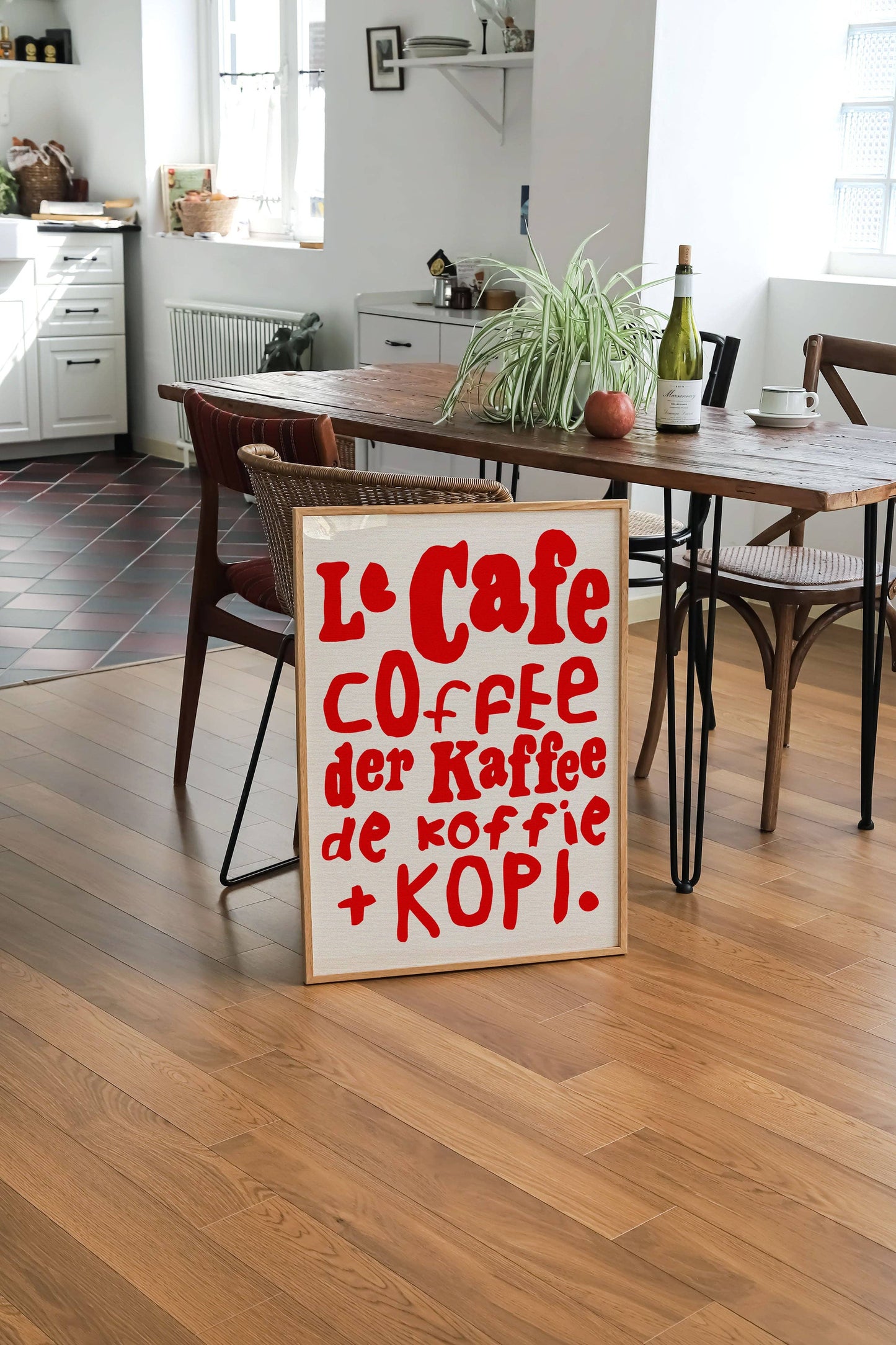 Le Cafe Coffee Print