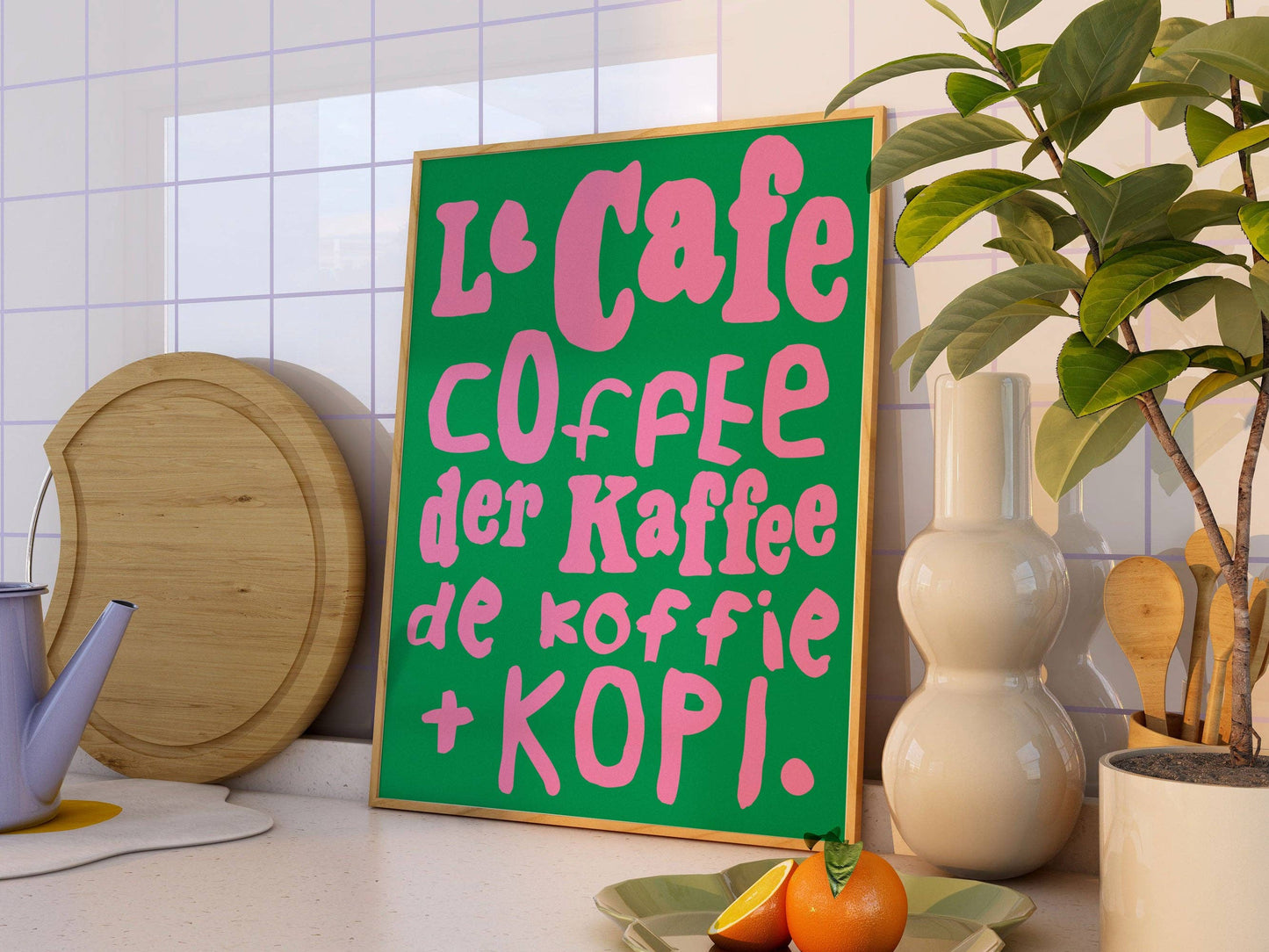 Le Cafe Coffee Print