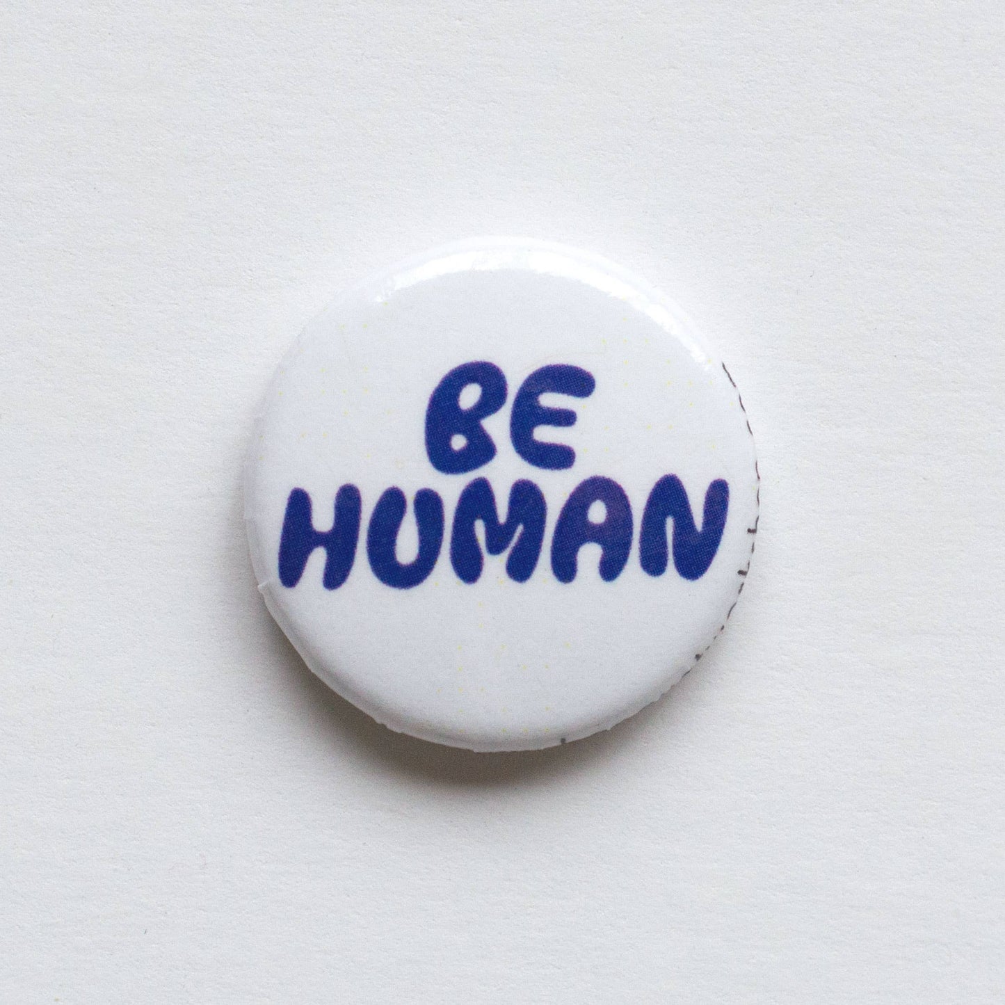 Be Human 1" Button