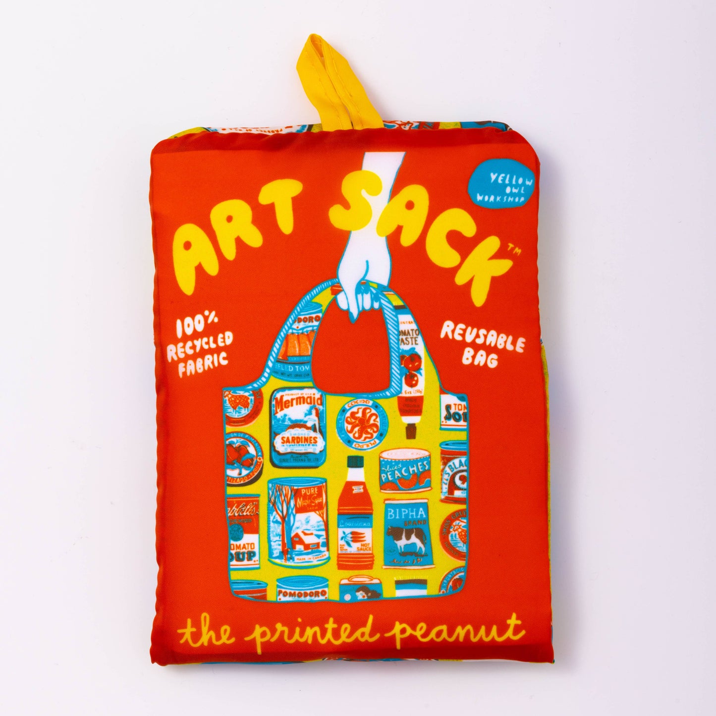 Tins Art Sack® by The Printed Peanut - Reusable Tote Bag