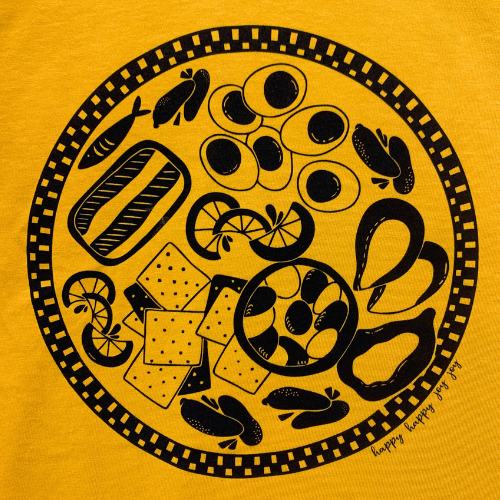 HHJJ x Rainbow Tomatoes Garden Tinned Fish Tshirt