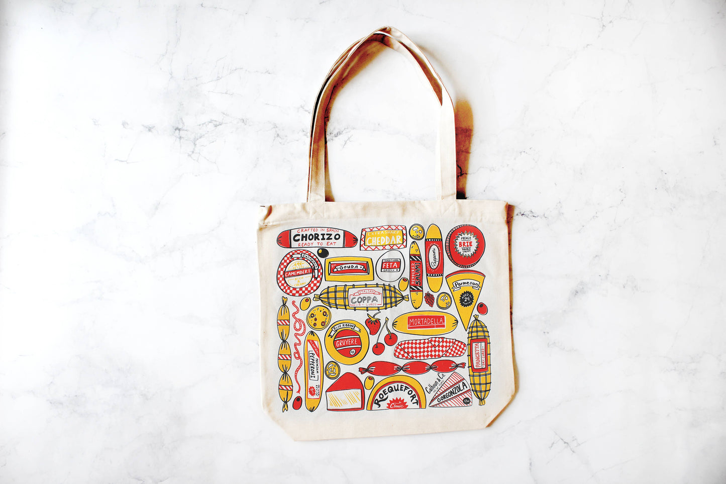 Meats & Cheeses Tote Bag