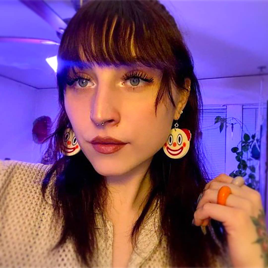 Clown Emoji Earrings