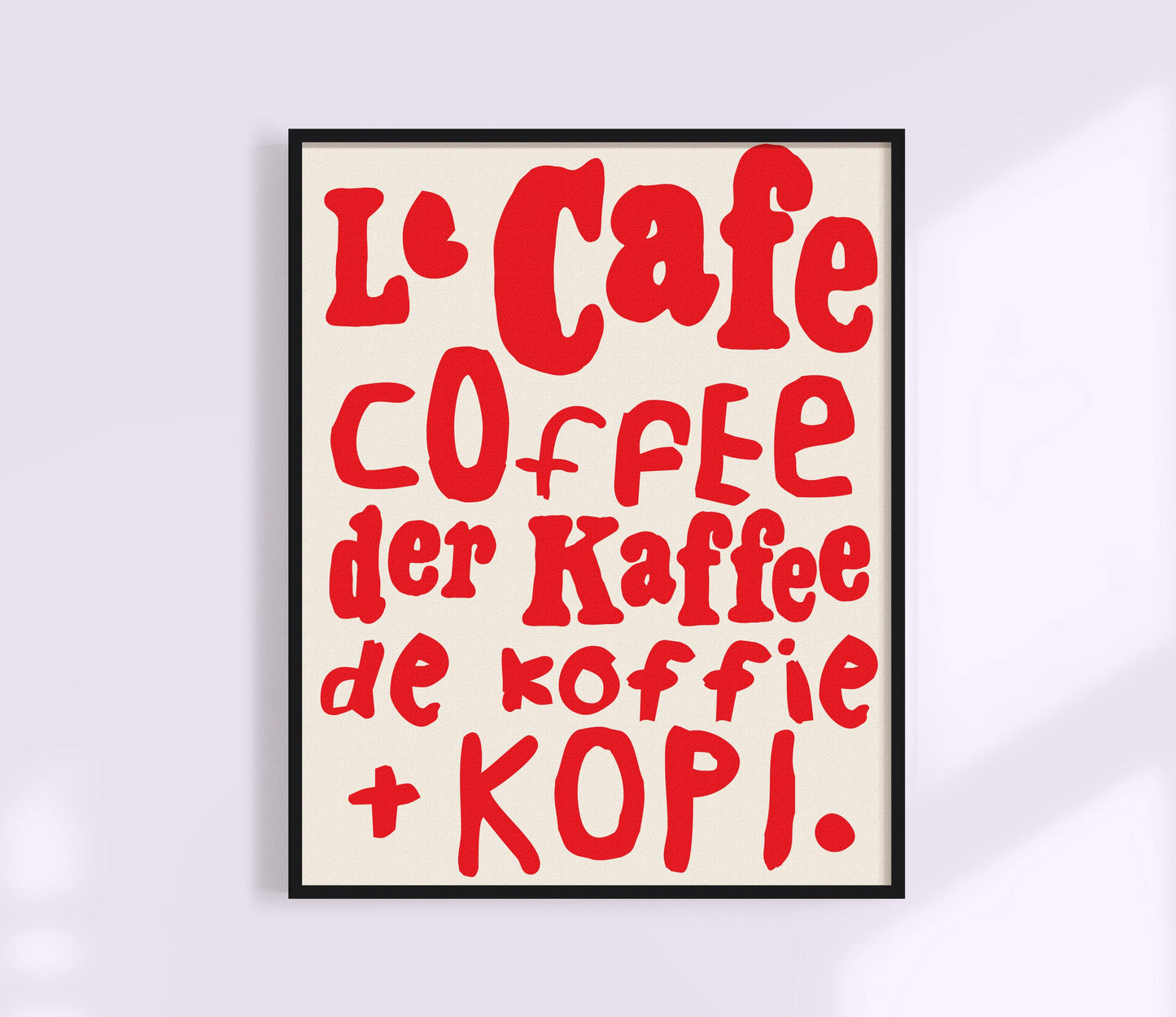 Le Cafe Coffee Print