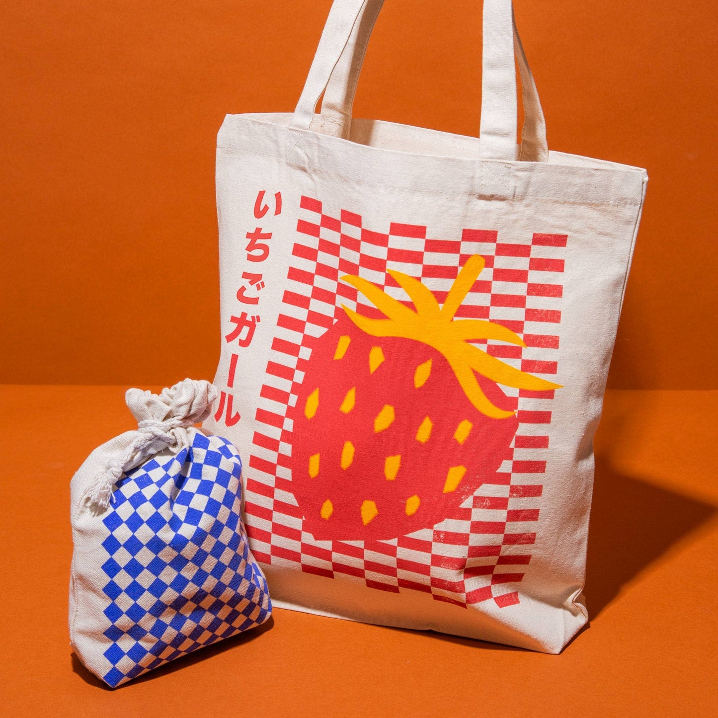 Strawberry Girl Tote Bag