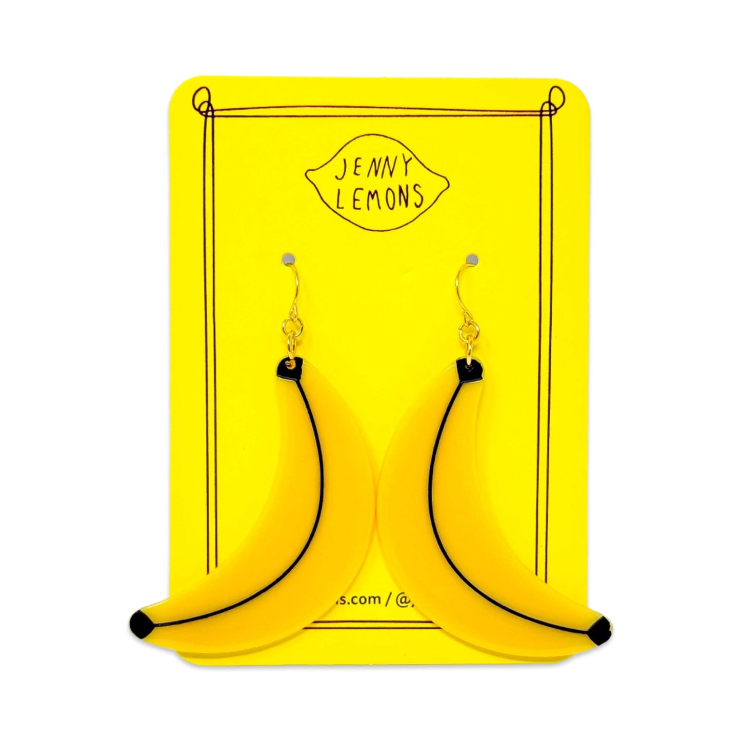 Big Banana Earrings