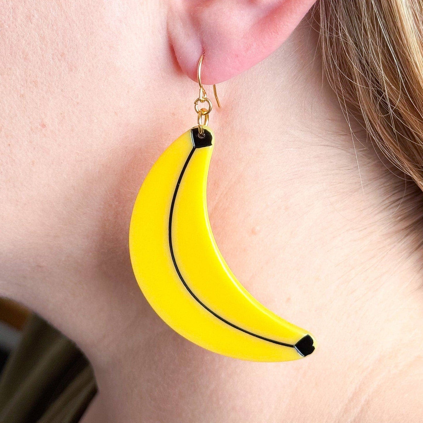 Big Banana Earrings