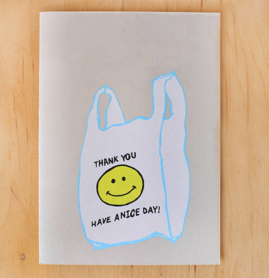 THANK YOU BAG GREETING CARD