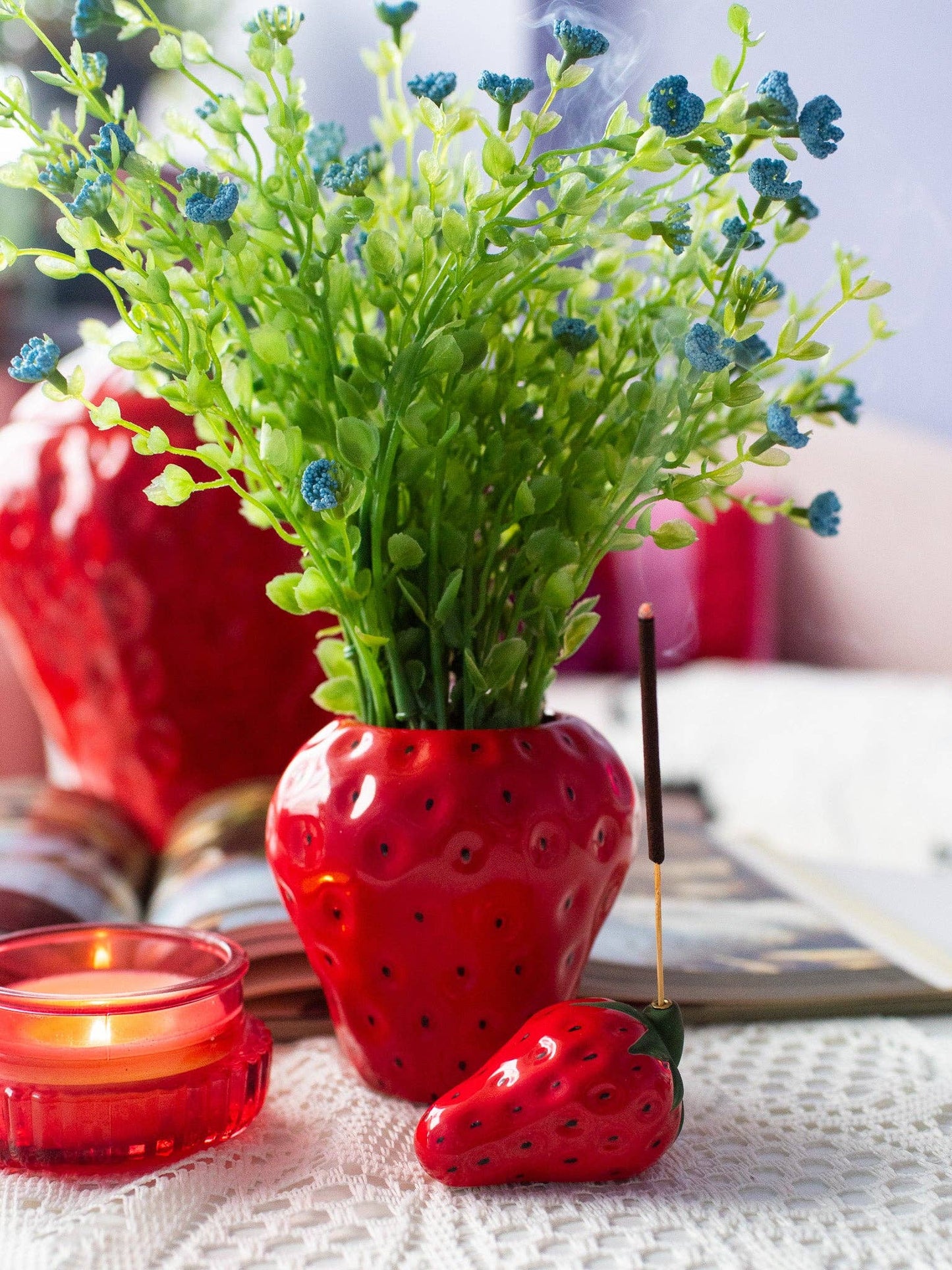 Strawberry Stash Jar