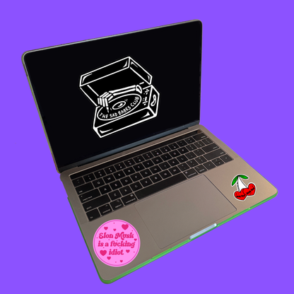 Elon Musk idiot sticker
