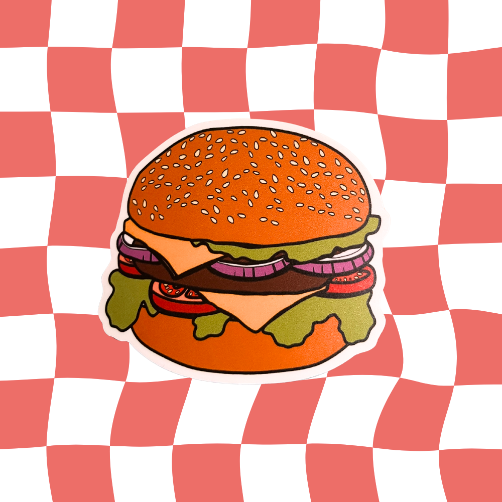 Cheeseburger Sticker