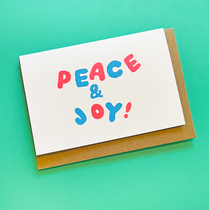 PEACE & JOY NOTECARD BOX OF 6