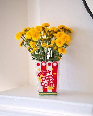 Vase, Popcorn Bag