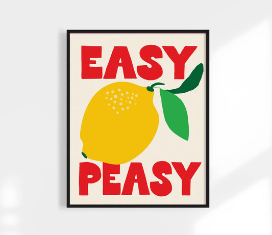 Easy Peasy Print | Lemon Squeezy