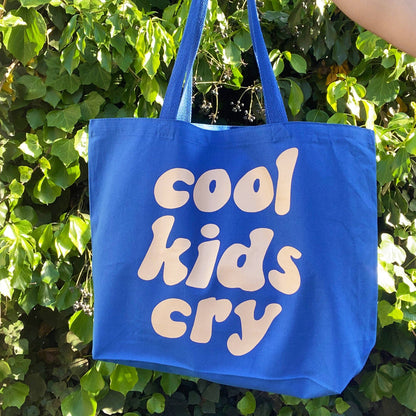 Cool Kids Cry | Royal Blue + Tan