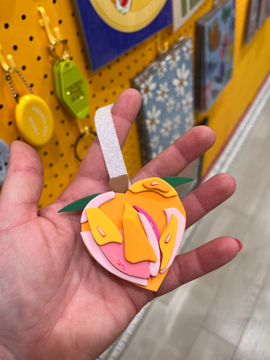 Peach Ornament