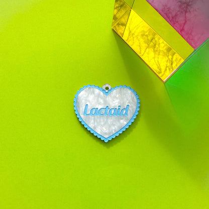 Lactaid Heart Earrings