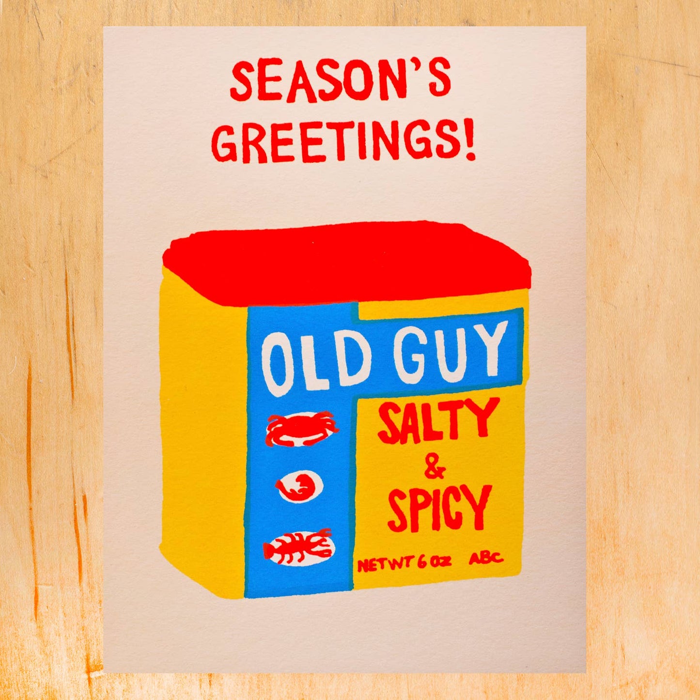 SEASON'S GREETINGS GREETING CARD