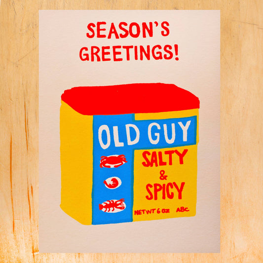 SEASON'S GREETINGS GREETING CARD