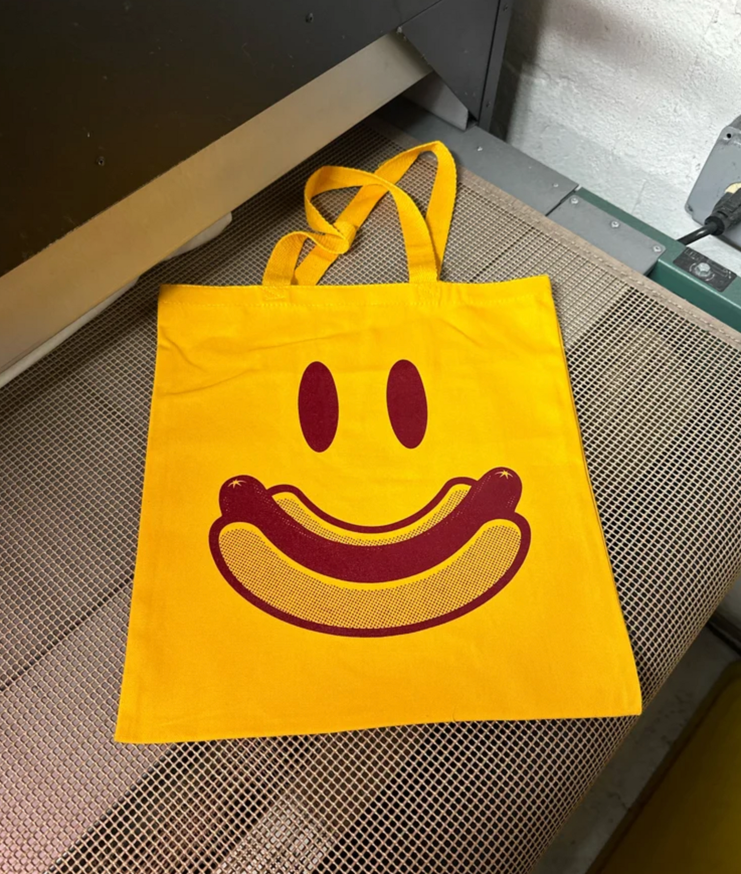 Hot Dog Smile Tote Bag