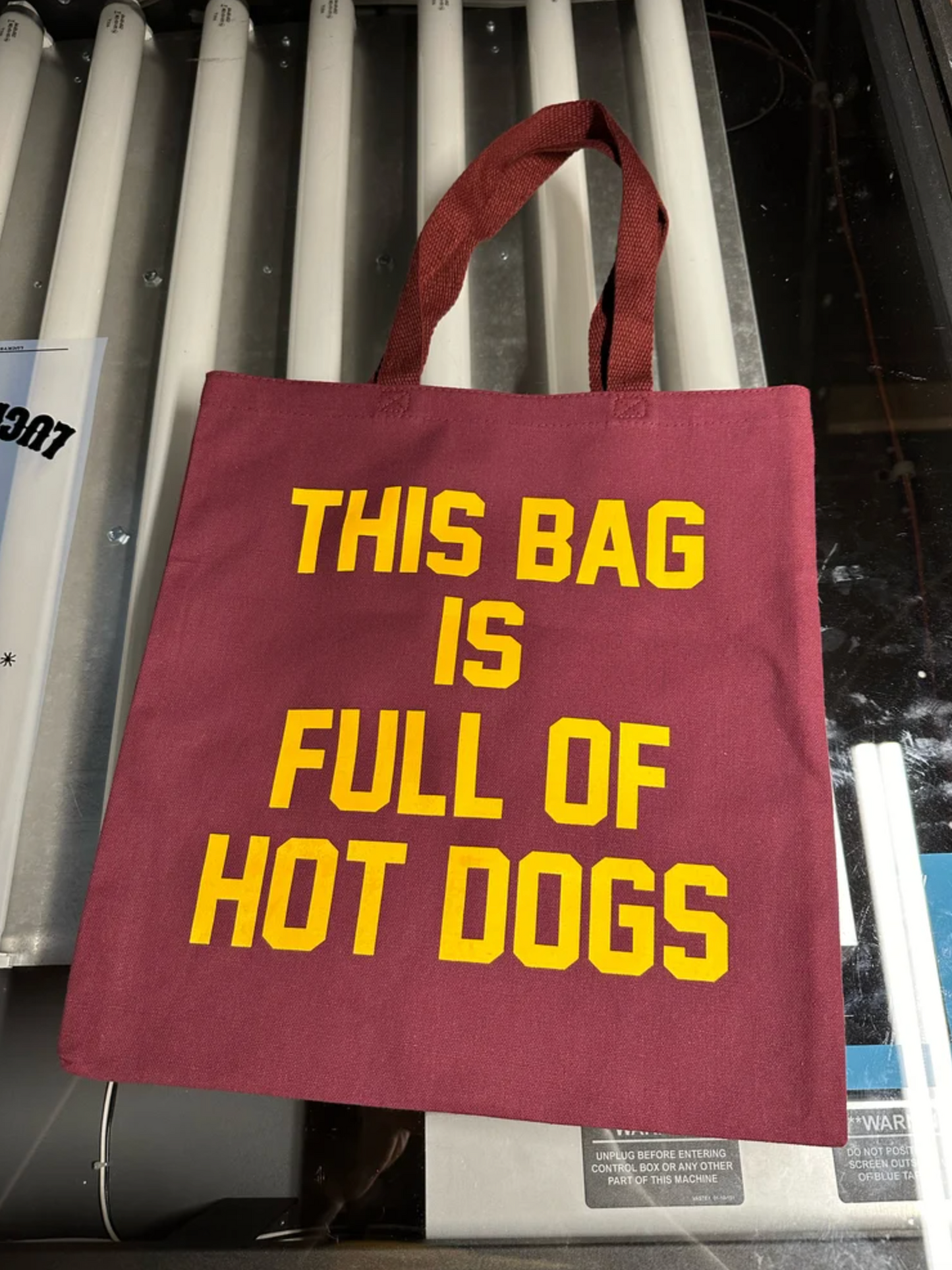 Hot Dog Tote Bag