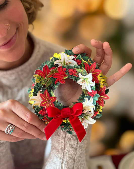 Mini Winter Joy Wreath Pop-Up Card