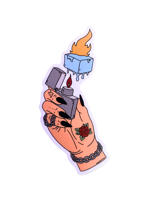 Melt the ICE Sticker