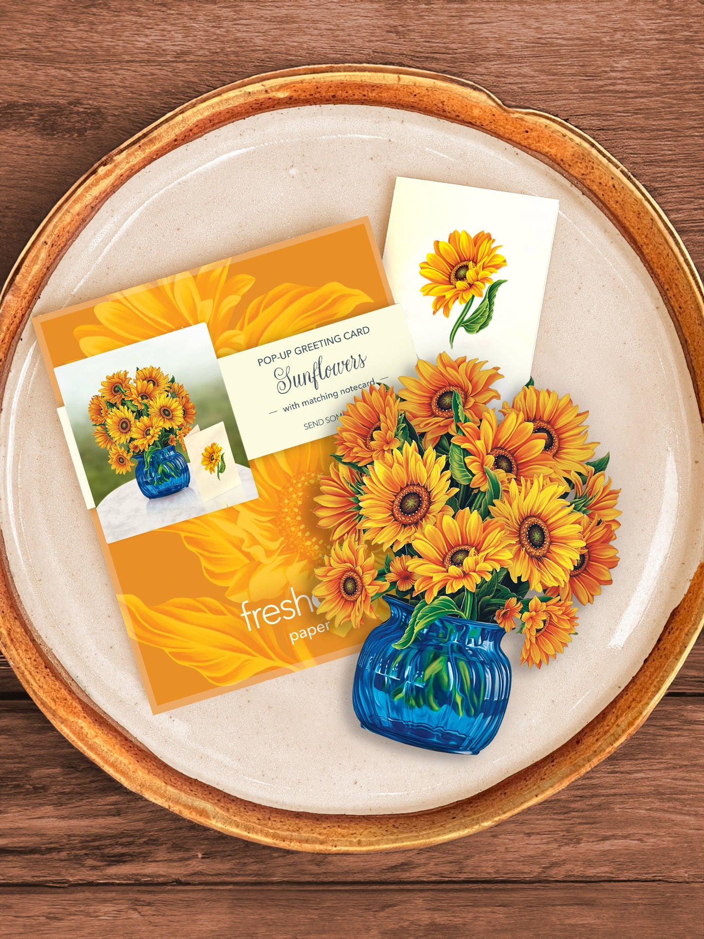 Mini Sunflowers Pop-Up Greeting Card