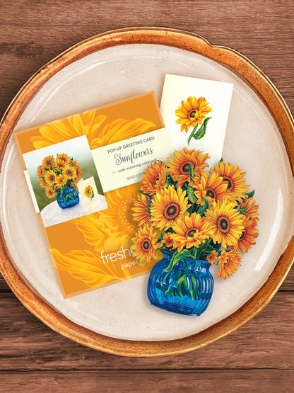 Mini Sunflowers Pop-Up Greeting Card