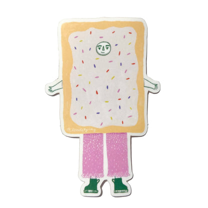 Louie the Pop Tart Sticker, 2x3 in.