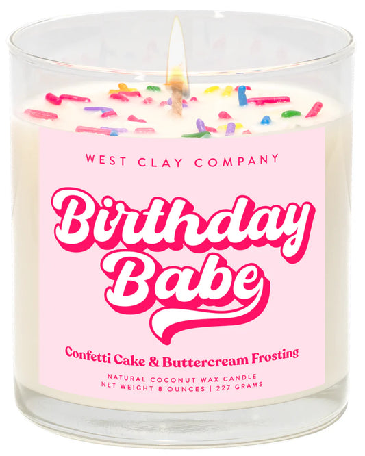 Birthday Babe Sprinkle Candle