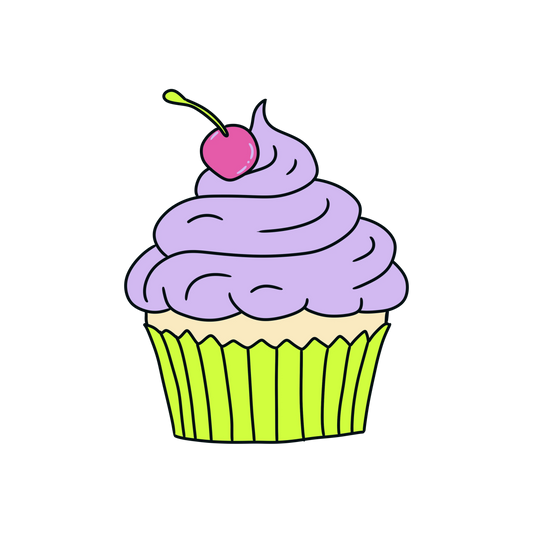 Cupcake Sticker