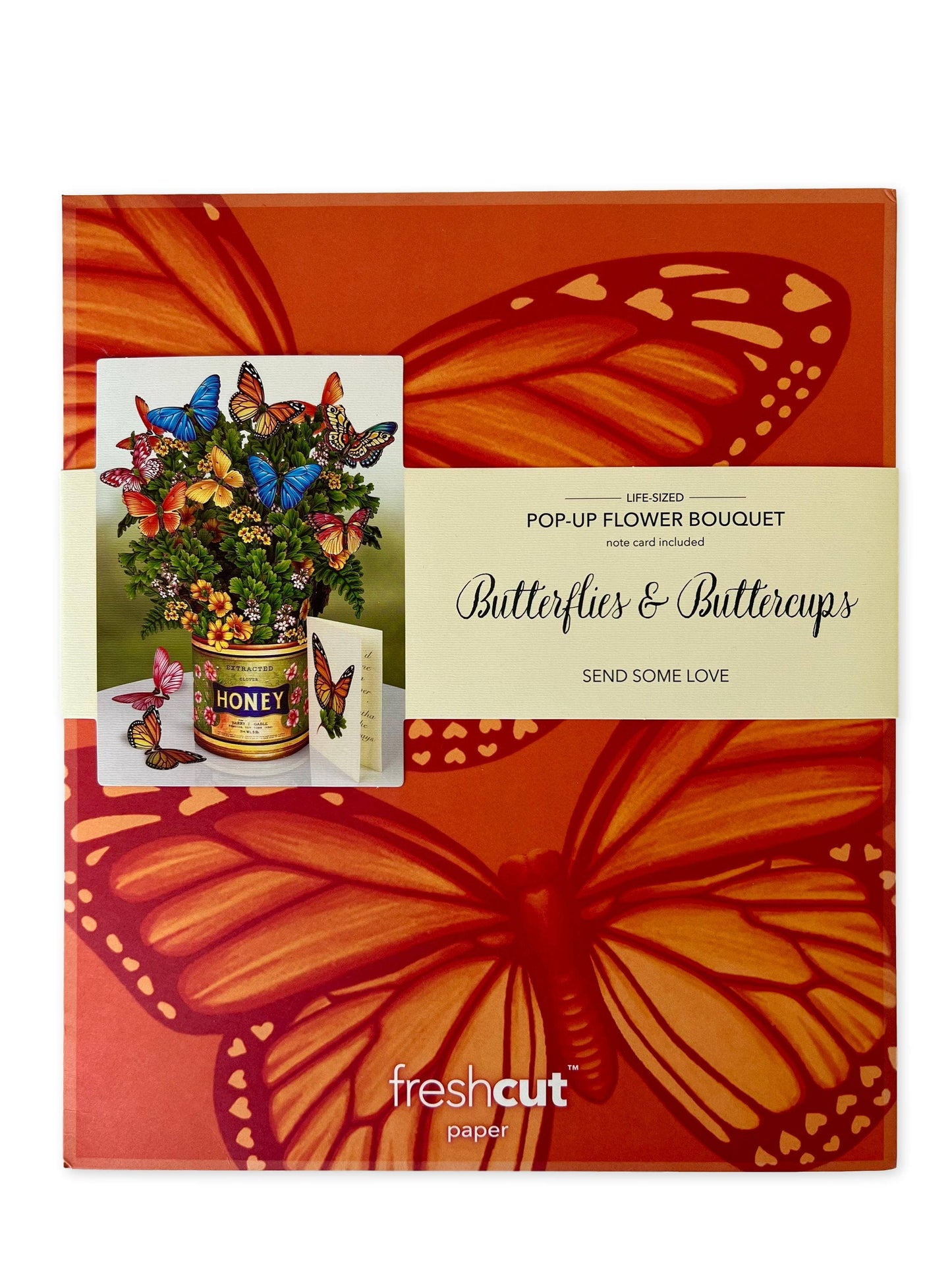 Butterflies & Buttercups Pop-Up Greeting Card