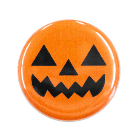 "Pumpkin Spice" Button - 1.25": Orange