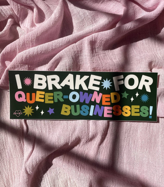 Brake Bumper Sticker