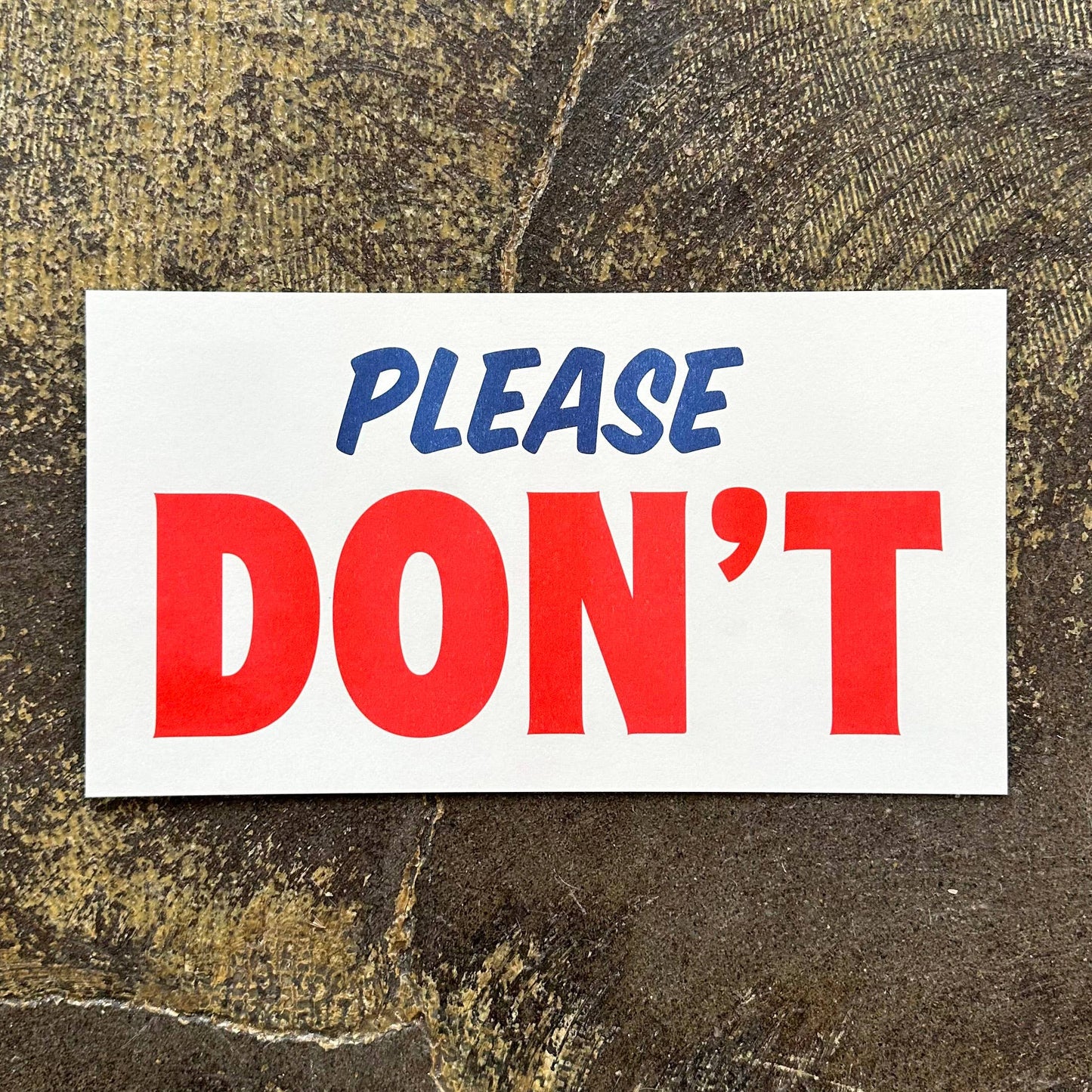 Please Don't Riso Print