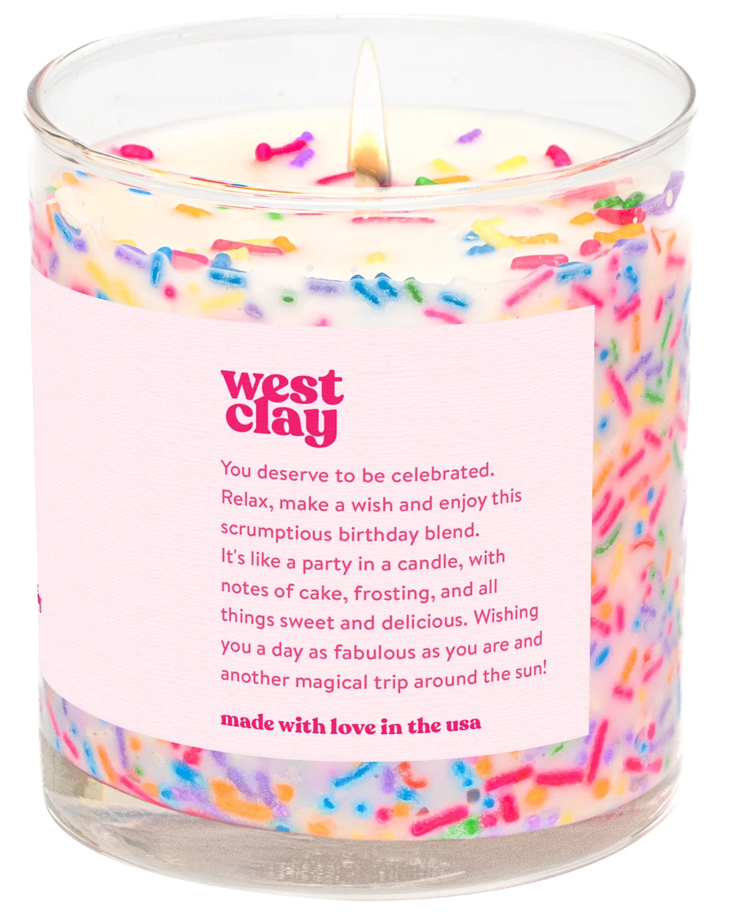 Birthday Babe Sprinkle Candle